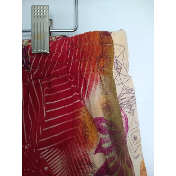 Vintage Christopher & Banks Women Sz 10 Button Wrap Skirt Knee Length Stretch - Picture 10 of 12